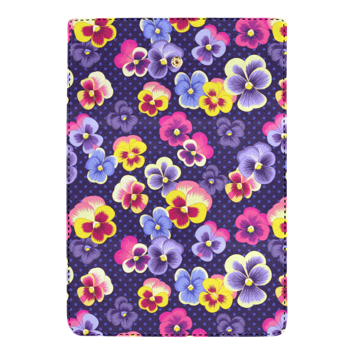 Pansy Pattern Print Design PS04 Women's Trifold Wallet