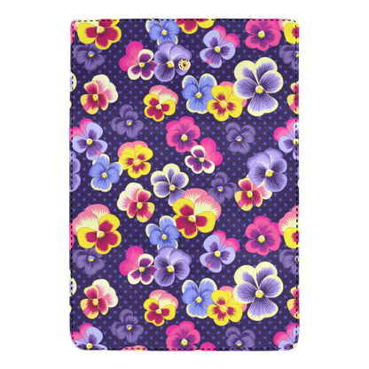 Pansy Pattern Print Design PS04 Women's Trifold Wallet