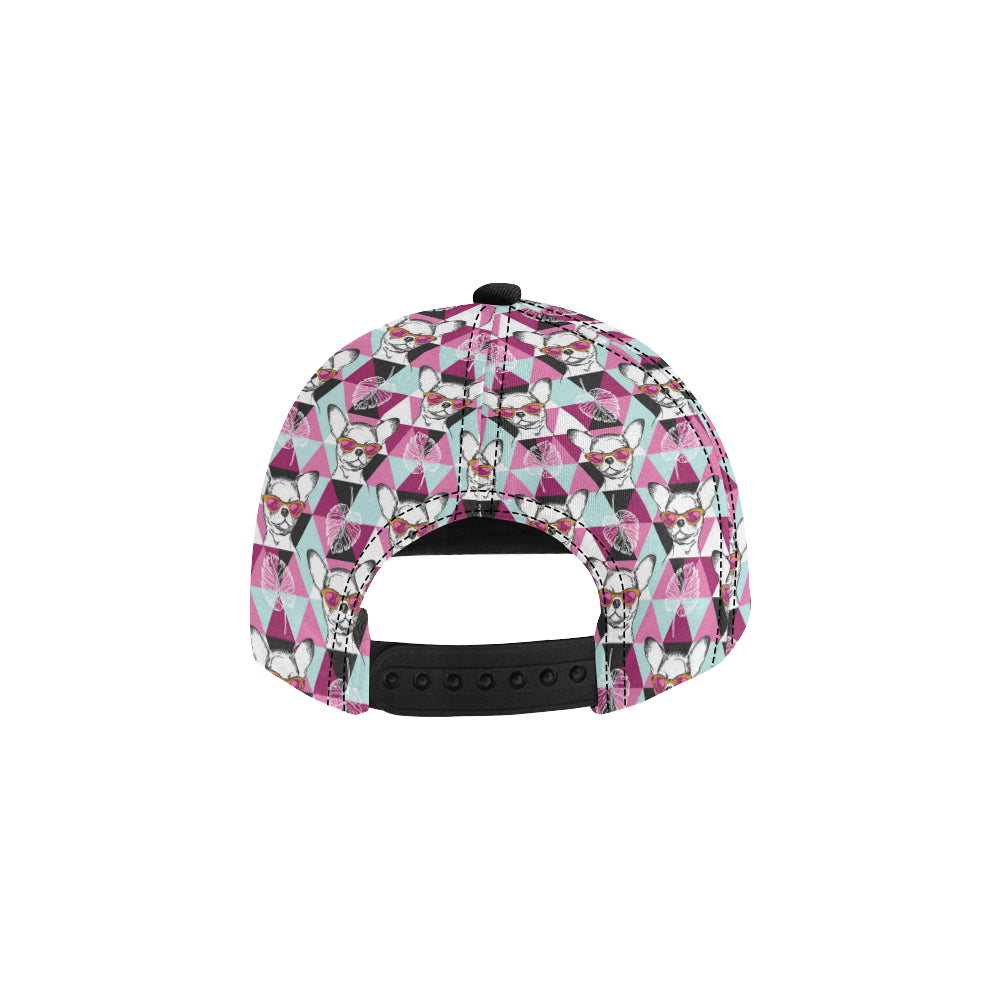 Chihuahua Cute Triangle Pattern Snapback Cap
