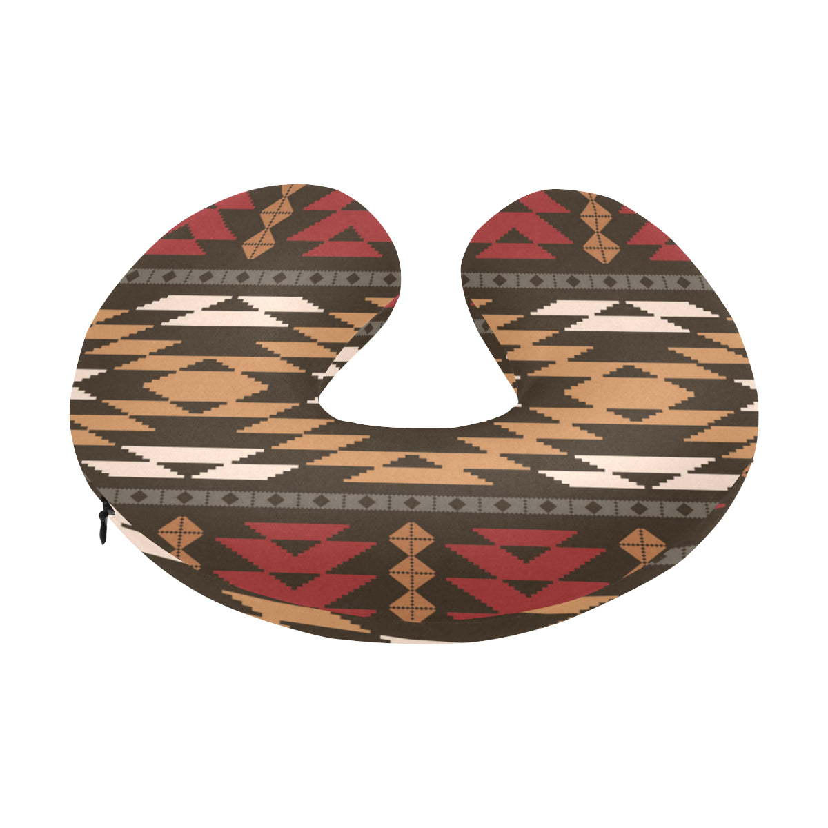 Native Pattern Print Design A02 U-Shaped Travel Neck Pillow