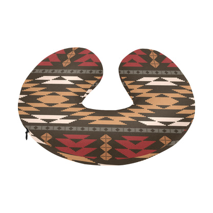 Native Pattern Print Design A02 U-Shaped Travel Neck Pillow