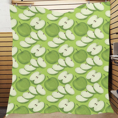 Apple Pattern Print Design AP010 Premium Quilt