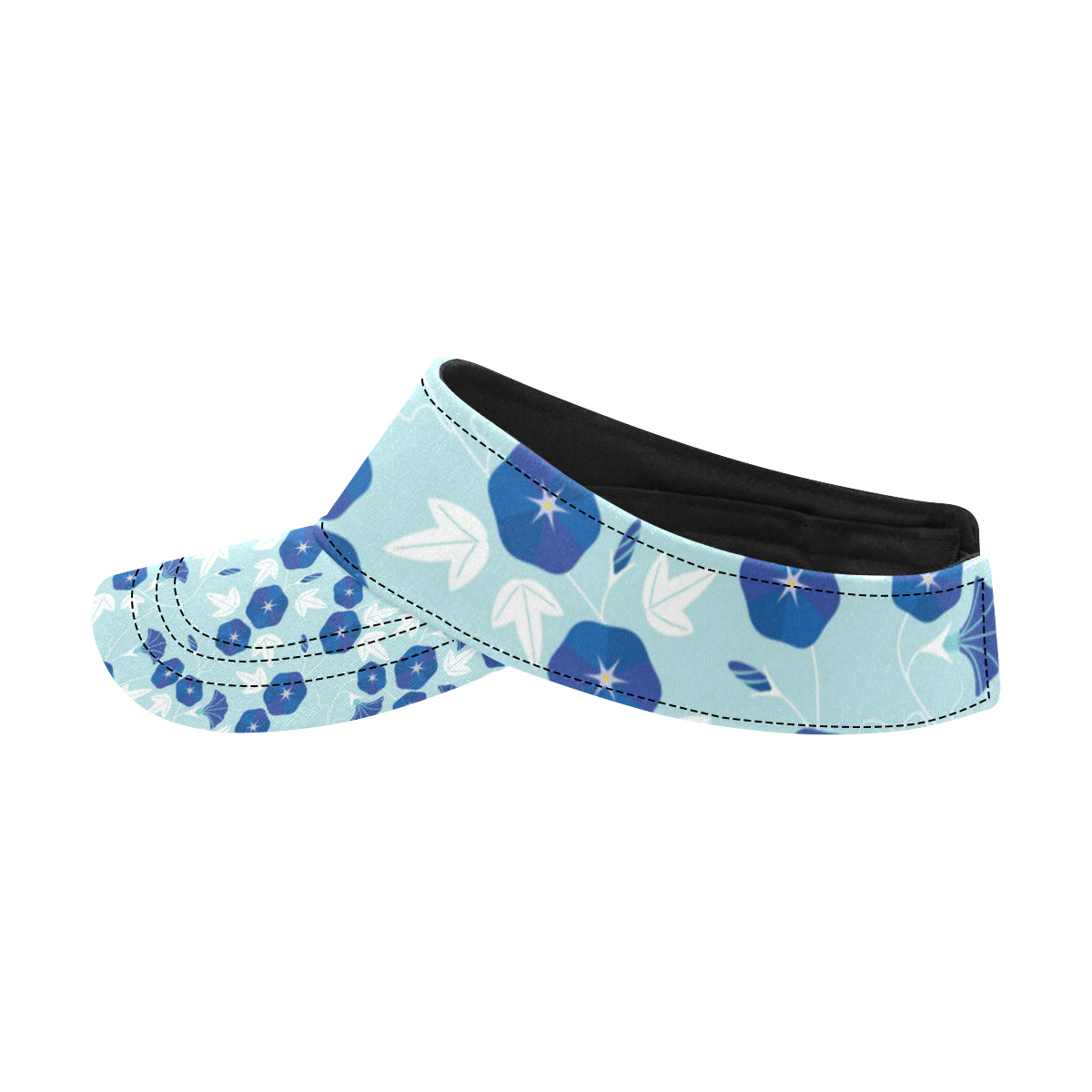 Morning Glory Pattern Print Design MG07 Unisex Sun Visor
