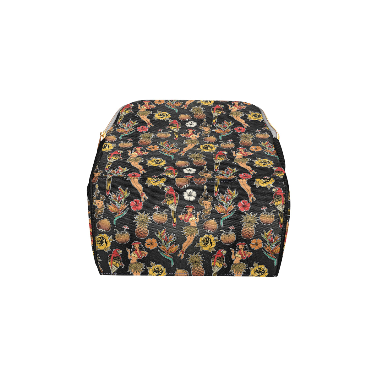 Hula Dancers Hawaiian Style Pattern Print Design 0 Diaper Bag Backpack