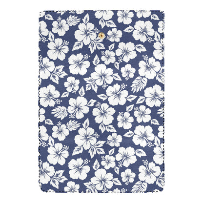 Hibiscus Pattern Print Design HB012 Women's Trifold Wallet