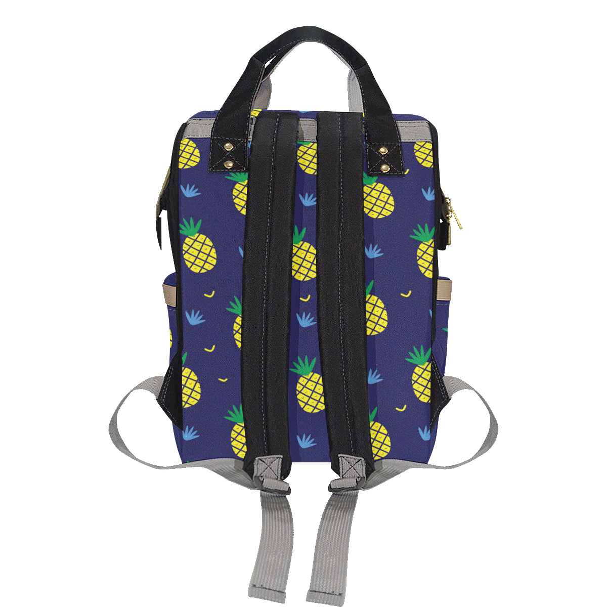 Pineapple Pattern Print Design A01 Diaper Bag Backpack