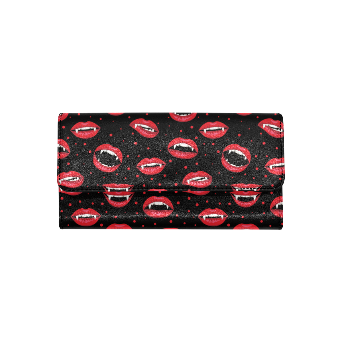 Halloween Pattern Print Design 01 Women's Trifold Wallet
