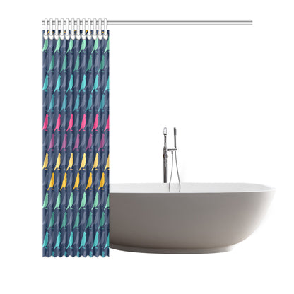 Birds Pattern Print Design 01 Shower Curtain