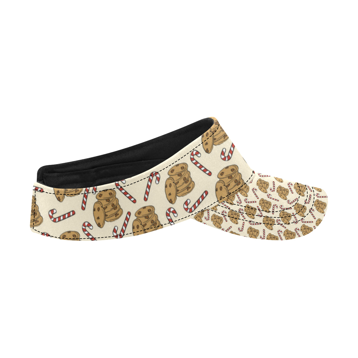 Cookie Pattern Print Design 04 Unisex Sun Visor
