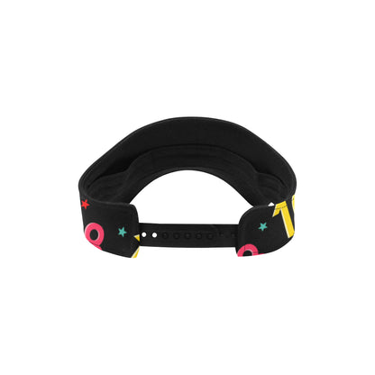 Number Pattern Print Design A04 Unisex Sun Visor