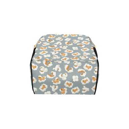 Popcorn Pattern Print Design A05 Diaper Bag Backpack