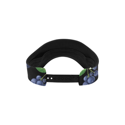 Blueberry Pattern Print Design BB01 Unisex Sun Visor