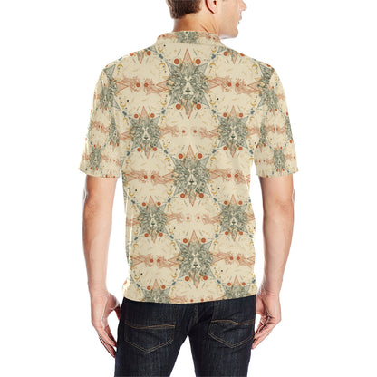 Leo Pattern Print Design 02 Men Polo Shirt