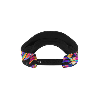 Neon Color Tropical Palm Leaves Unisex Sun Visor