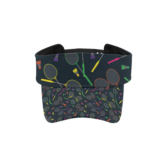 Badminton Pattern Print Design 04 Unisex Sun Visor
