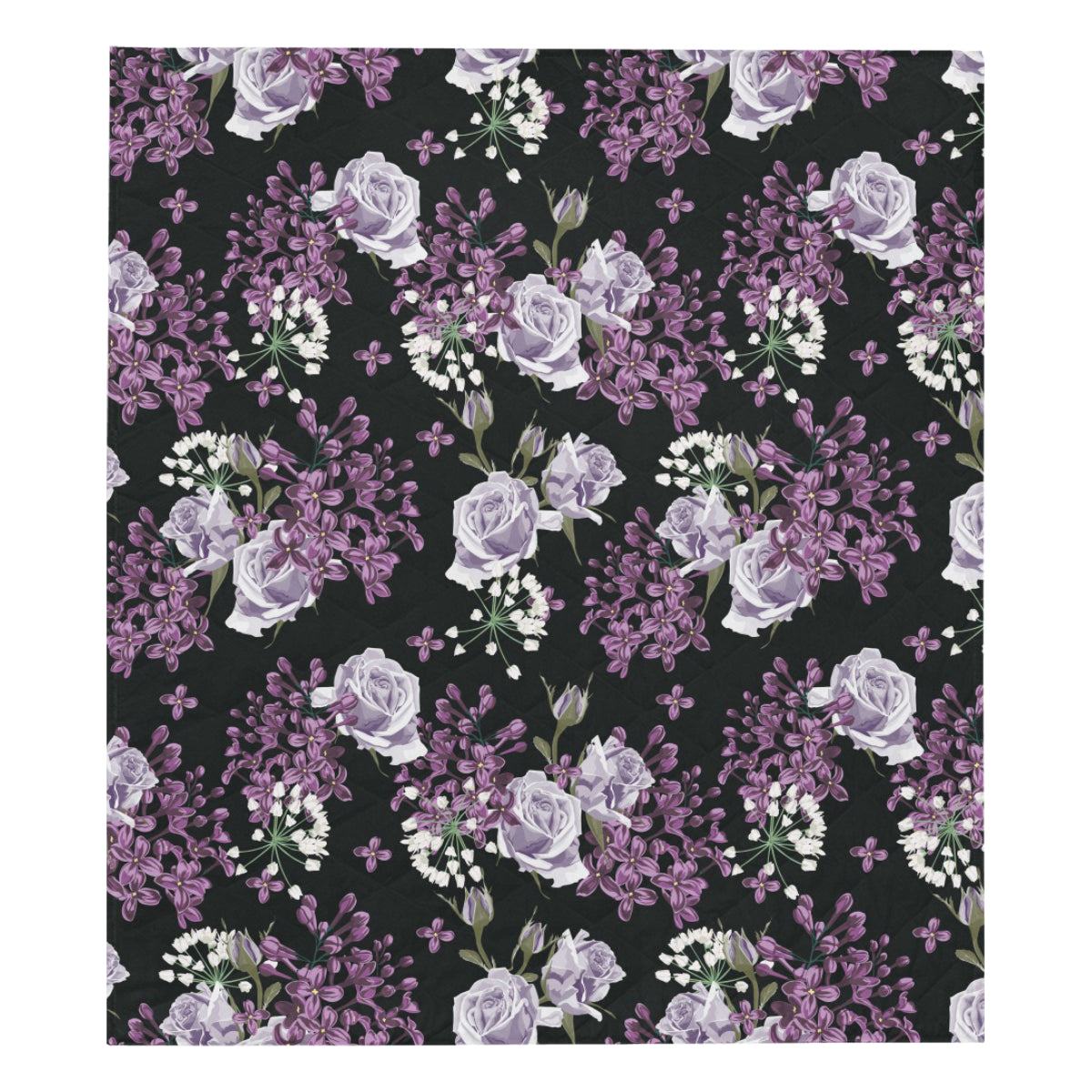 Lilac Pattern Print Design LI04 Premium Quilt