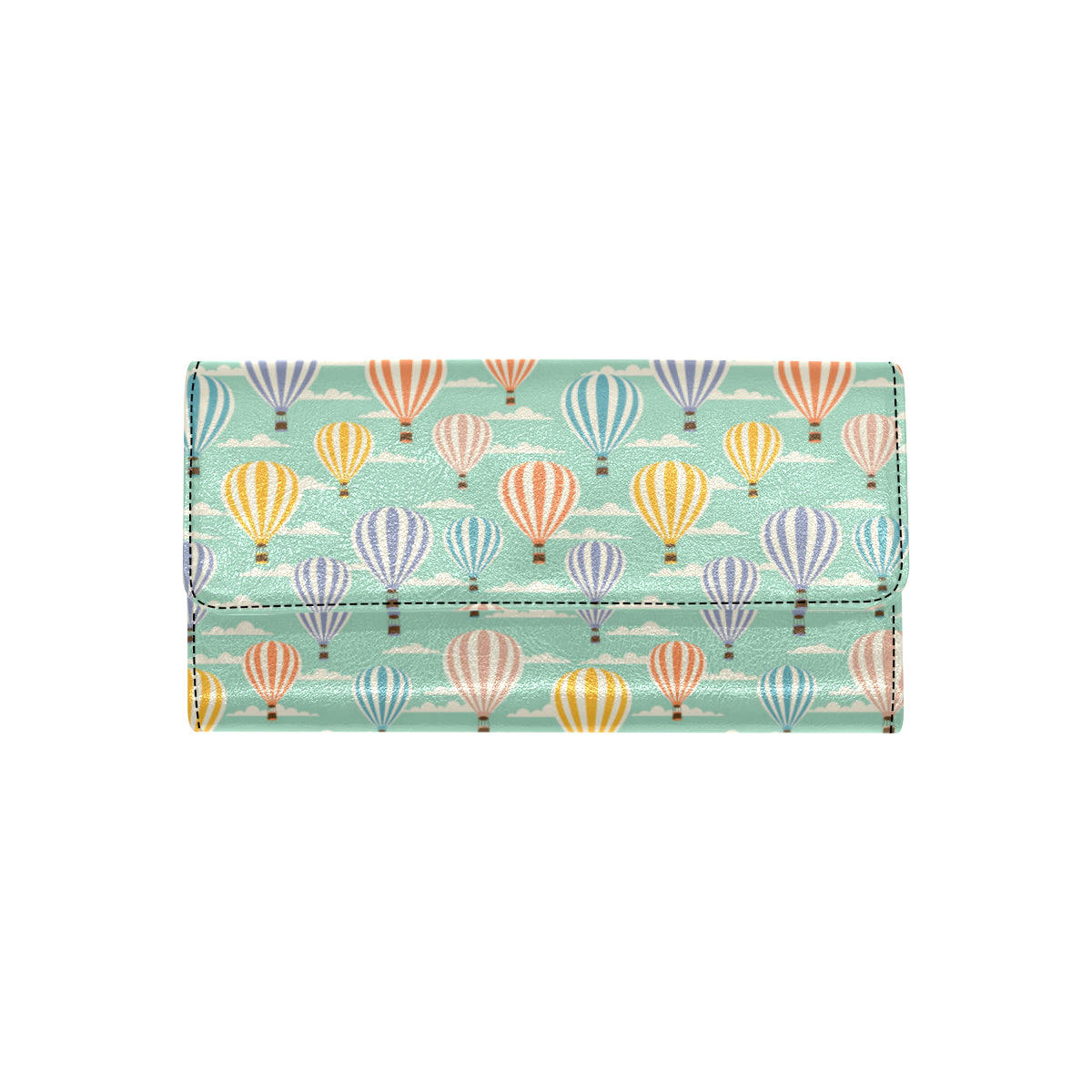 Ballon Pattern Print Design 01 Women's Trifold Wallet