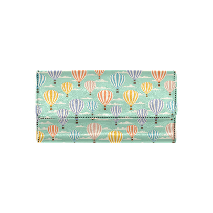 Ballon Pattern Print Design 01 Women's Trifold Wallet
