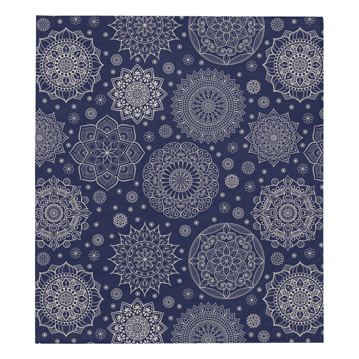 Mandala Pattern Print Design 02 Premium Quilt
