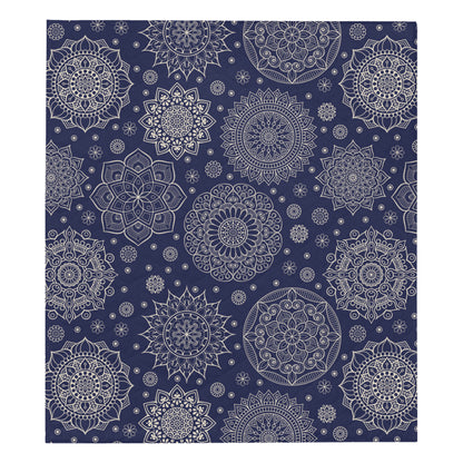 Mandala Pattern Print Design 02 Premium Quilt
