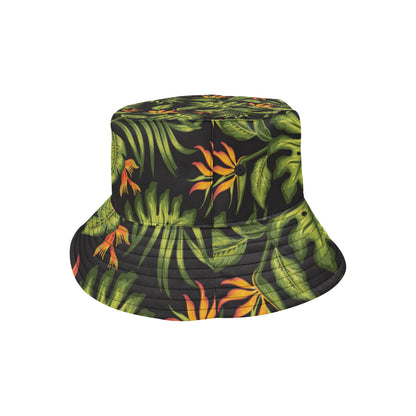 Bird Of Paradise Pattern Print Design BOP013 Unisex Bucket Hat