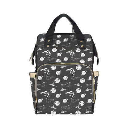 Space Astronauts Print Diaper Bag Backpack