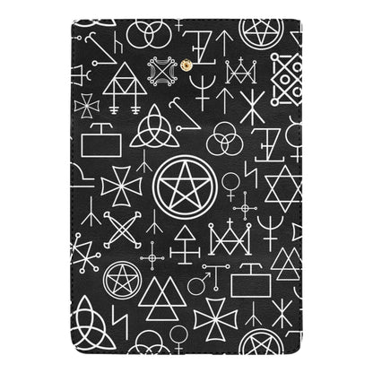 Pentagram Pattern Print Design A02 Women's Trifold Wallet