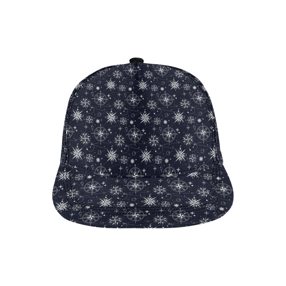 Nautical Sky Design Themed Print Snapback Cap