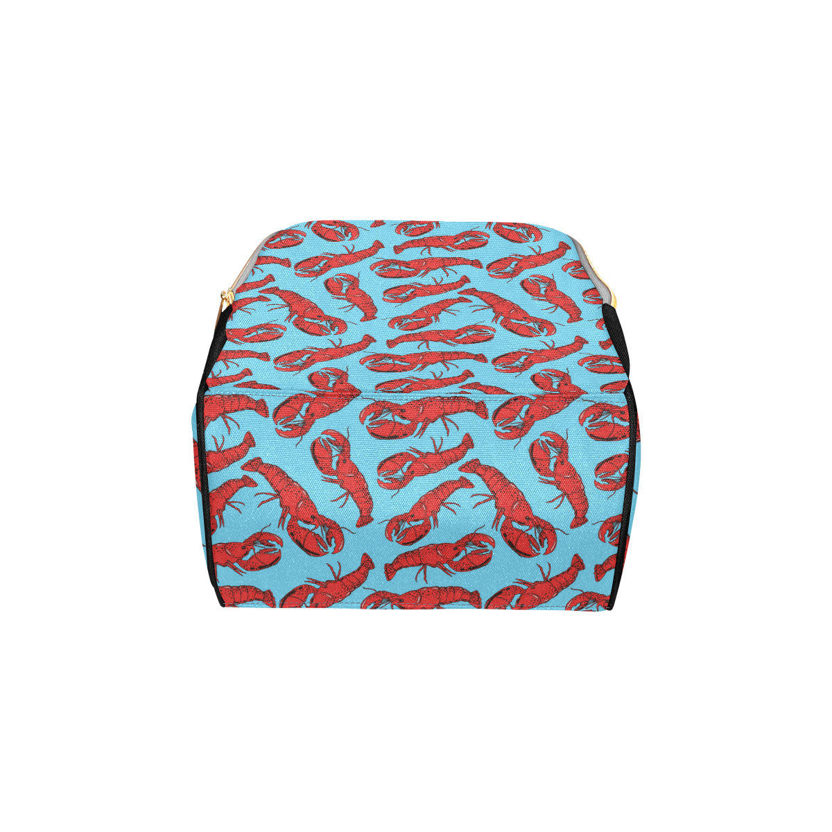 Lobster Red Pattern Print Design 03 Diaper Bag Backpack