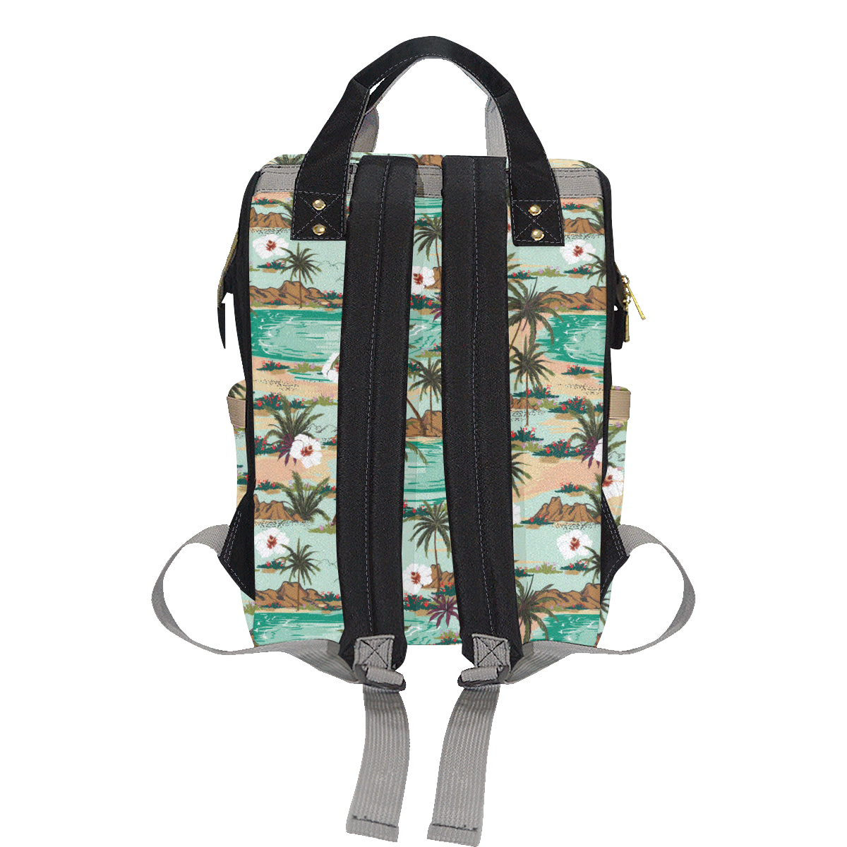 Pacific island Pattern Print Design A03 Diaper Bag Backpack