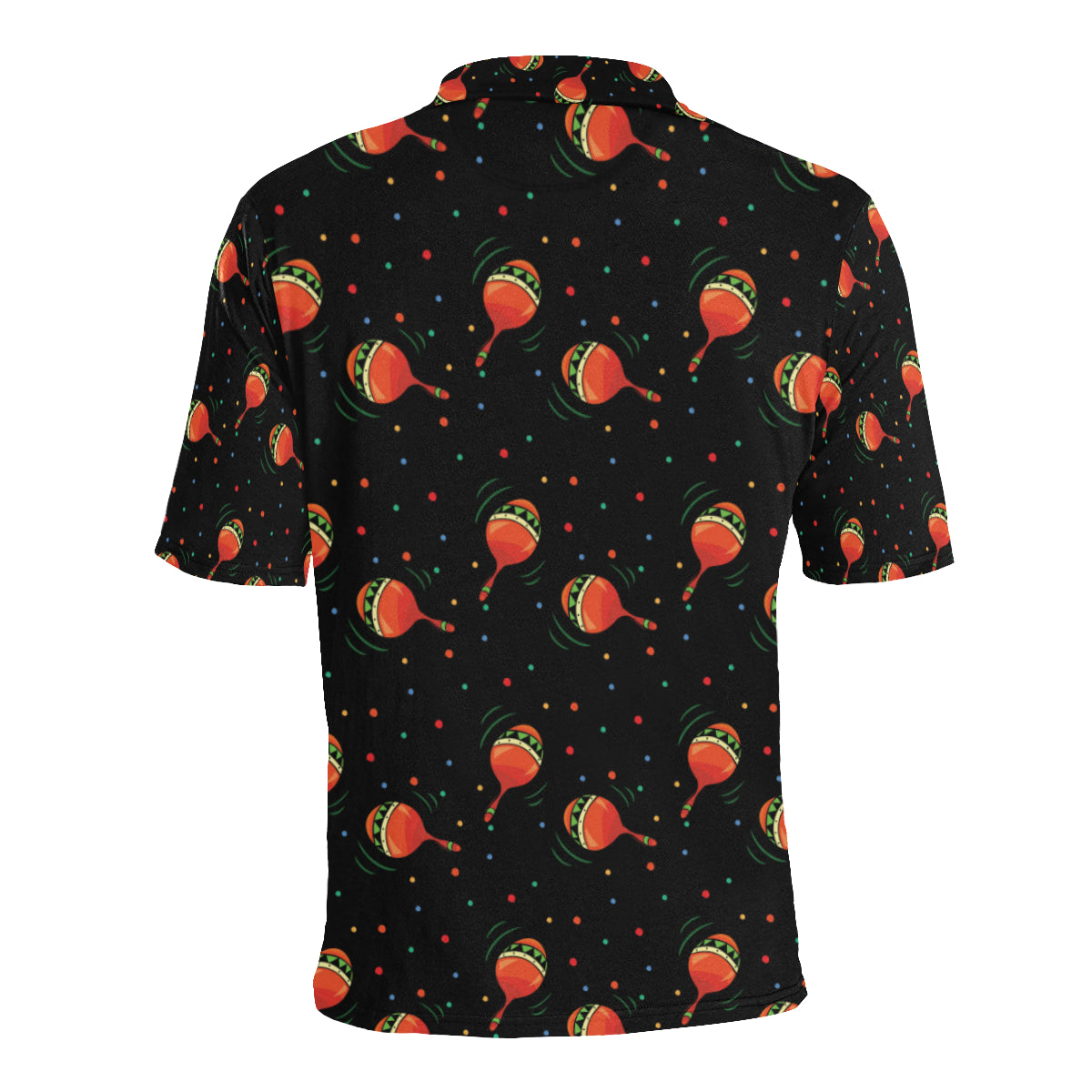 Maracas Pattern Print Design 03 Men Polo Shirt