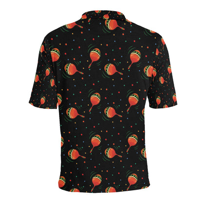 Maracas Pattern Print Design 03 Men Polo Shirt
