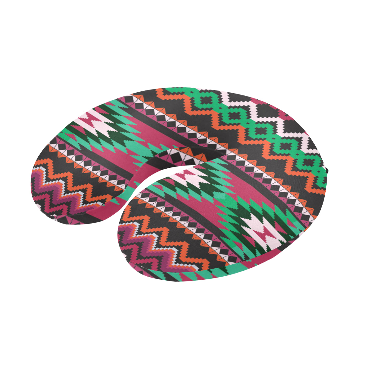 Mexican Pattern Print Design 01 U-Shaped Travel Neck Pillow
