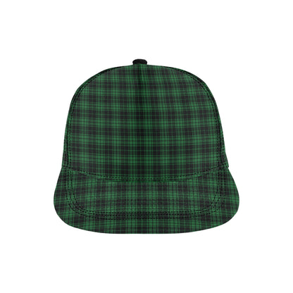Green Tartan Plaid Pattern Snapback Cap