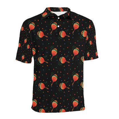 Maracas Pattern Print Design 03 Men Polo Shirt