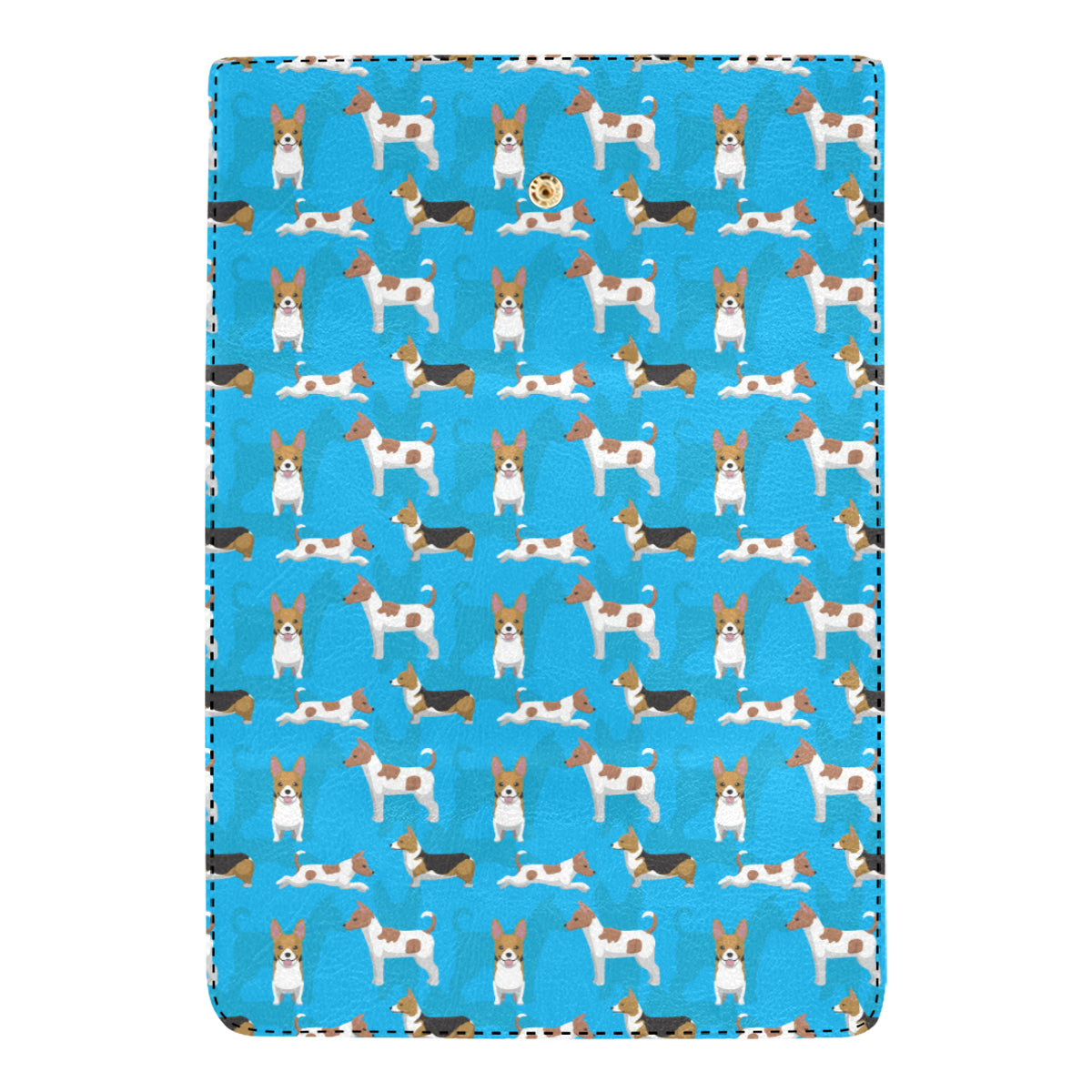 Cardigan Welsh Corgis Pattern Print Design 01 Women's Trifold Wallet