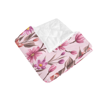 Summer Floral Pattern Print Design SF09 Premium Quilt