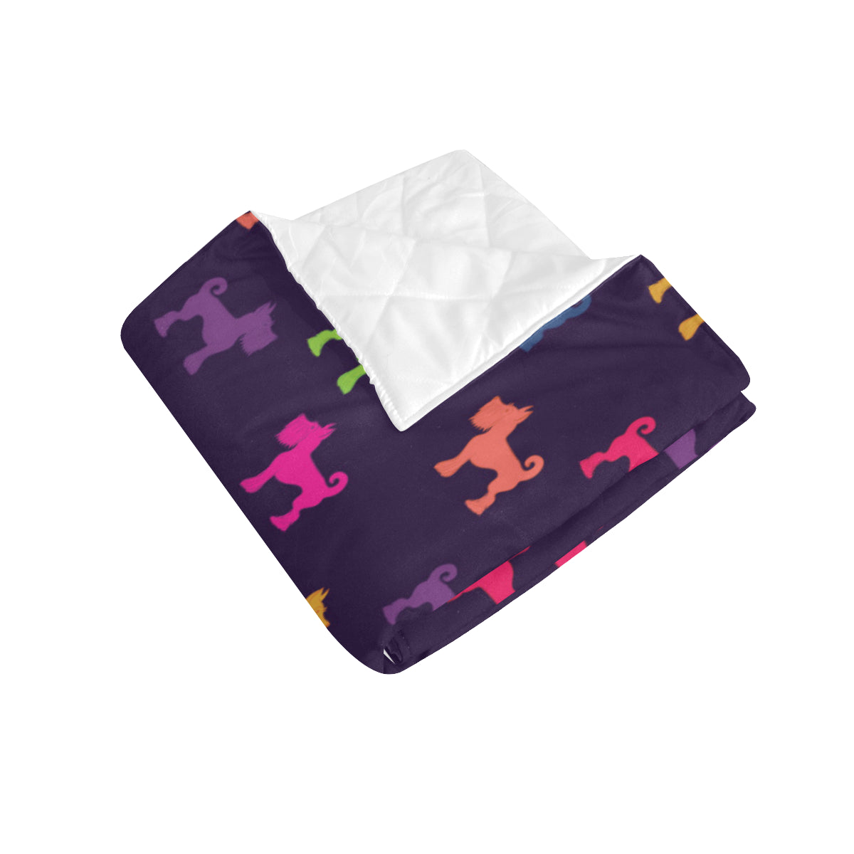 Schnauzers Pattern Print Design A05 Premium Quilt