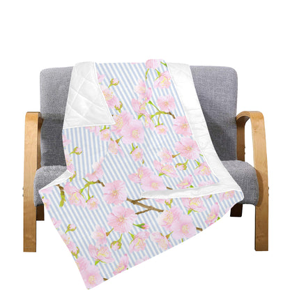 Pink Cherry Blossom Sakura Premium Quilt