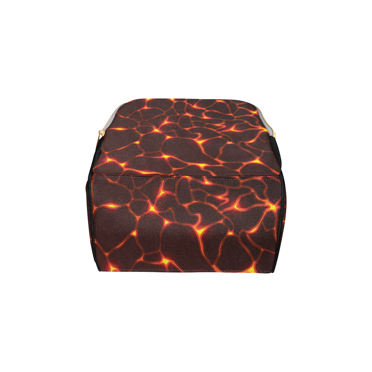 Lava Pattern Print Design 02 Diaper Bag Backpack