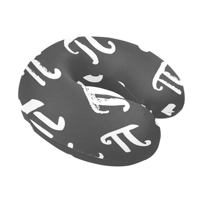 Pi Day Pattern Print Design A02 U-Shaped Travel Neck Pillow
