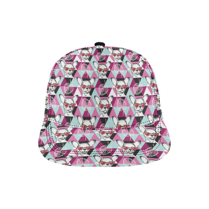 Chihuahua Cute Triangle Pattern Snapback Cap