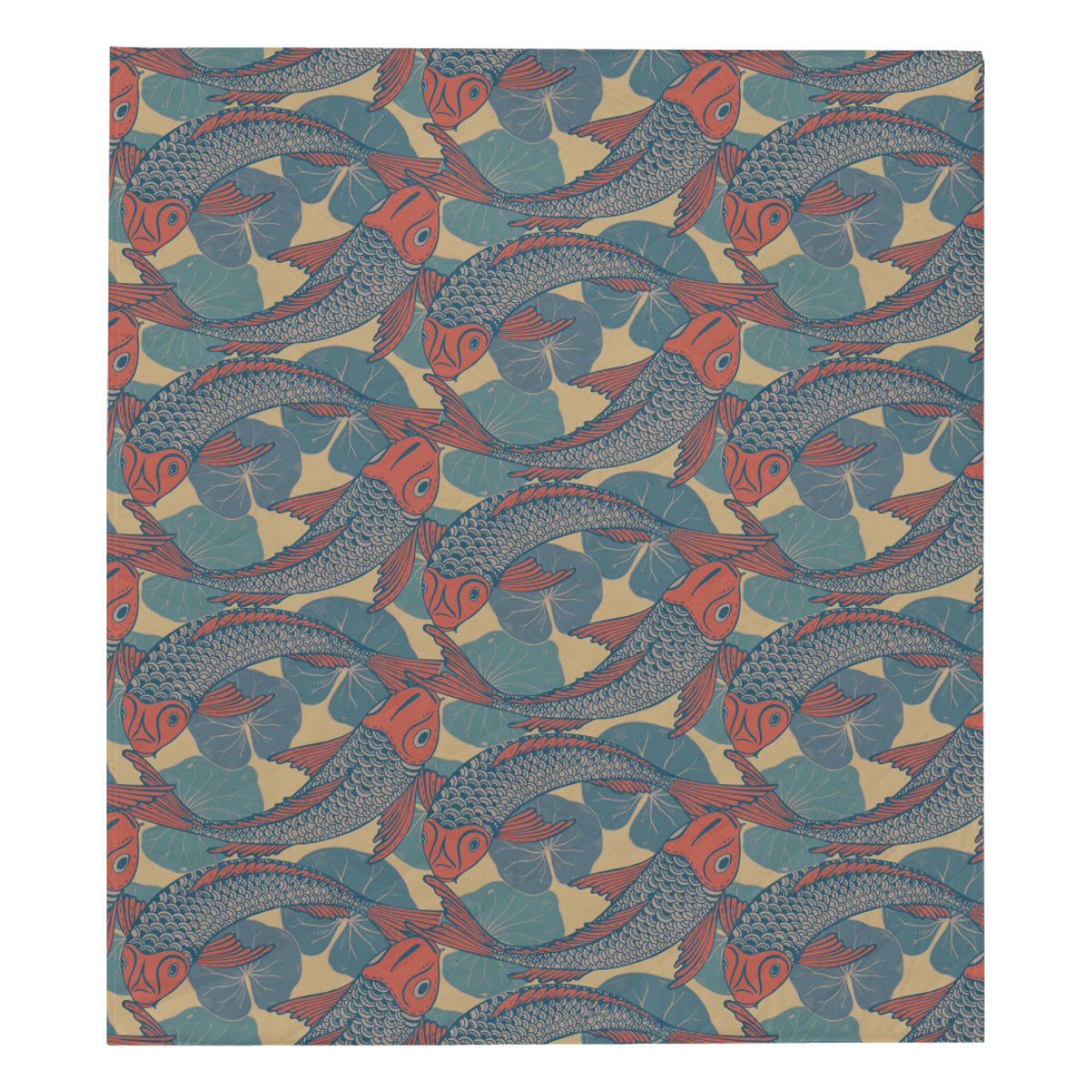 Pisces Pattern Print Design A01 Premium Quilt