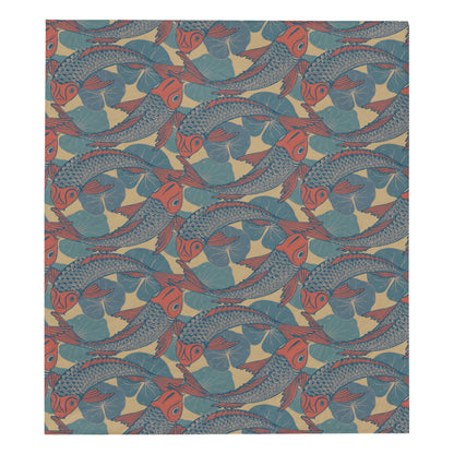 Pisces Pattern Print Design A01 Premium Quilt