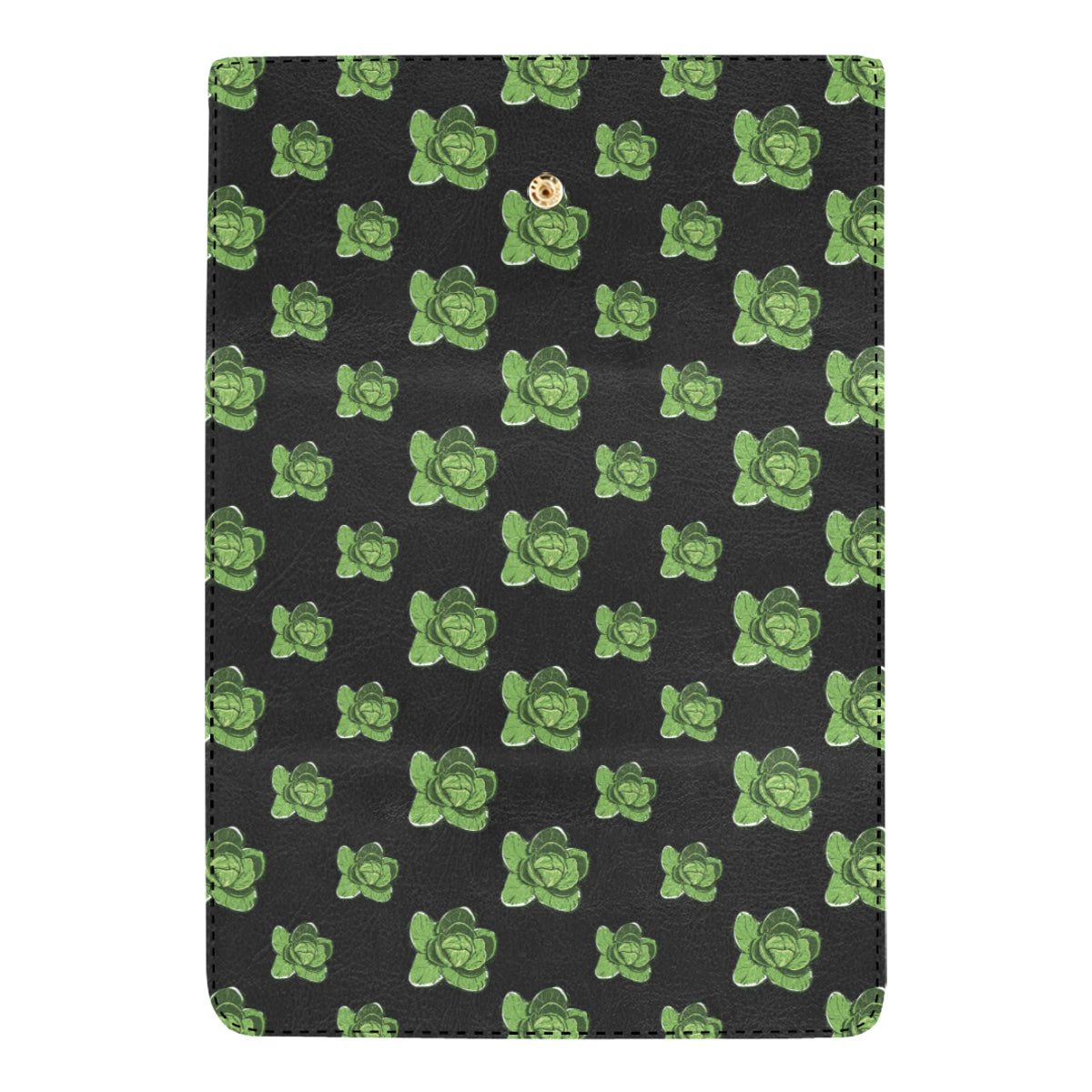Cabbage Pattern Print Design 03 Women's Trifold Wallet