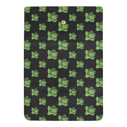 Cabbage Pattern Print Design 03 Women's Trifold Wallet