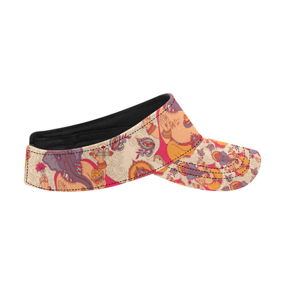 Ganesha Indian Pattern Print Design 02 Unisex Sun Visor