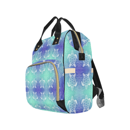 Sea Turtle Draw Diaper Bag Backpack