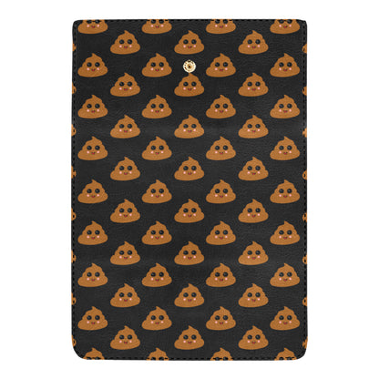 Poop Emoji Pattern Print Design A01 Women's Trifold Wallet