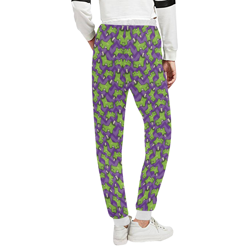 Zombie Foot Design Pattern Print Unisex Sweatpants